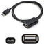 AddOn 1ft Micro-USB 2.0 (B) Male to USB 2.0 (A) Male Black Cable