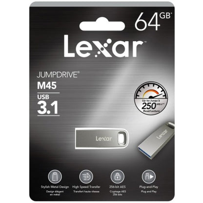 Lexar 64GB JumpDrive M45 USB 3.1 Flash Drive