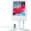 CTA Digital Desk Mount for iPad Air iPad Pro Card Reader - White