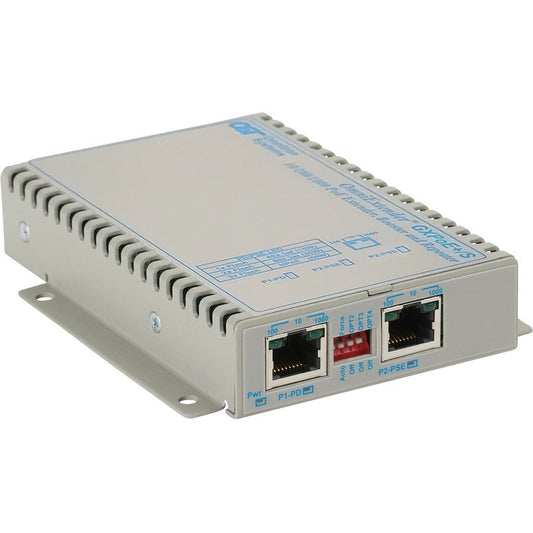 OmniConverter Unmanaged 30W Gigabit PoE Extender with Booster Technology