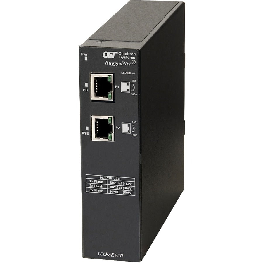 RUGGEDNET GXPOE+/SI -40 TO 75C 