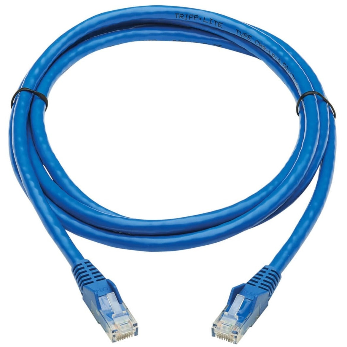 Tripp Lite Cat6 Gigabit Snagless Molded UTP Ethernet Cable (RJ45 M/M) PoE CMR-LP Blue 6 ft. (1.83 m)