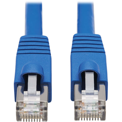 Tripp Lite Cat6a 10G Snagless F/UTP Ethernet Cable (RJ45 M/M) PoE CMR-LP Blue 3 ft. (0.91 m)