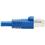 Tripp Lite Cat6a 10G Snagless F/UTP Ethernet Cable (RJ45 M/M) PoE CMR-LP Blue 6 ft. (1.83 m)