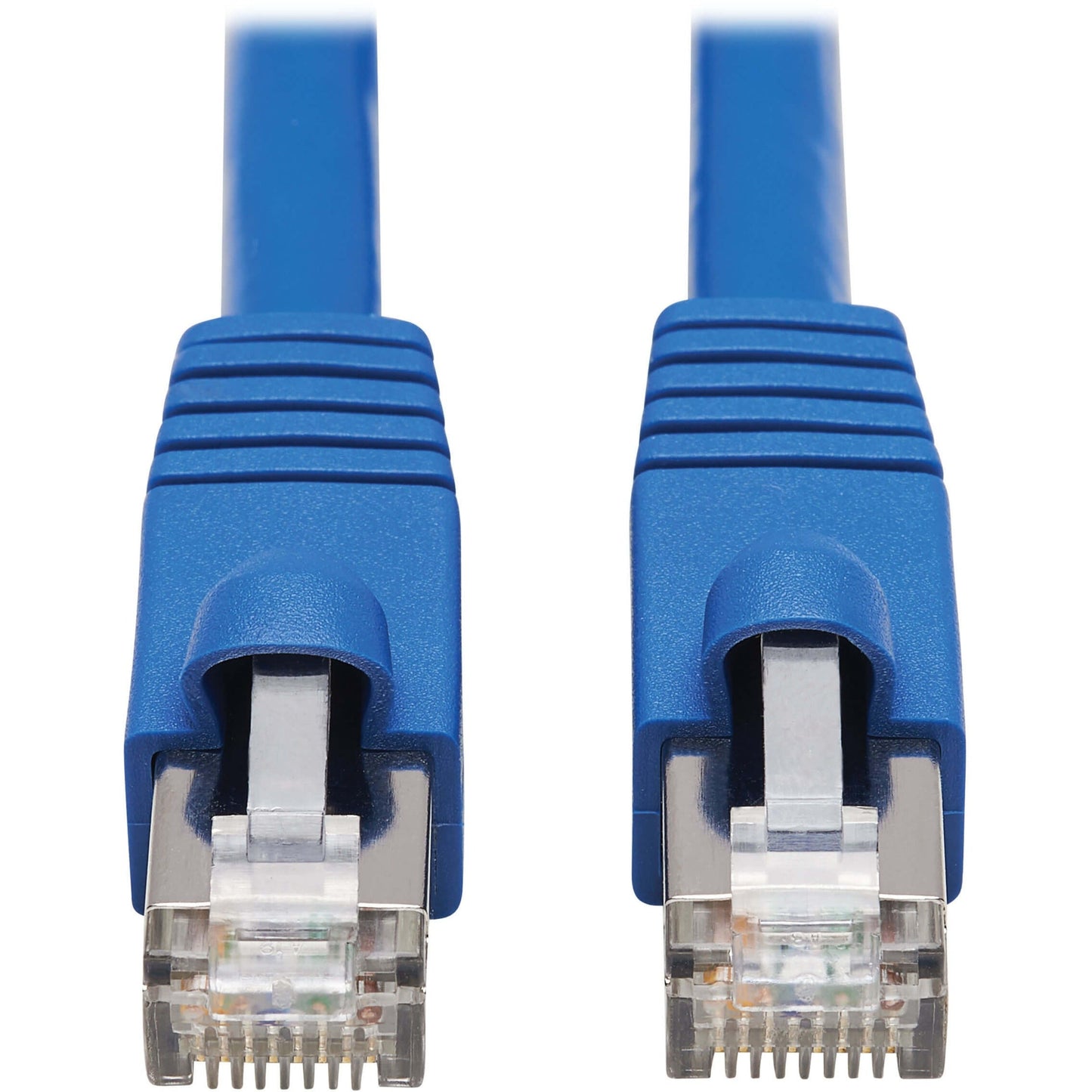 Tripp Lite Cat6a 10G Snagless F/UTP Ethernet Cable (RJ45 M/M) PoE CMR-LP Blue 30 ft. (9.14 m)
