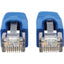 Tripp Lite Cat6a 10G Snagless F/UTP Ethernet Cable (RJ45 M/M) PoE CMR-LP Blue 30 ft. (9.14 m)