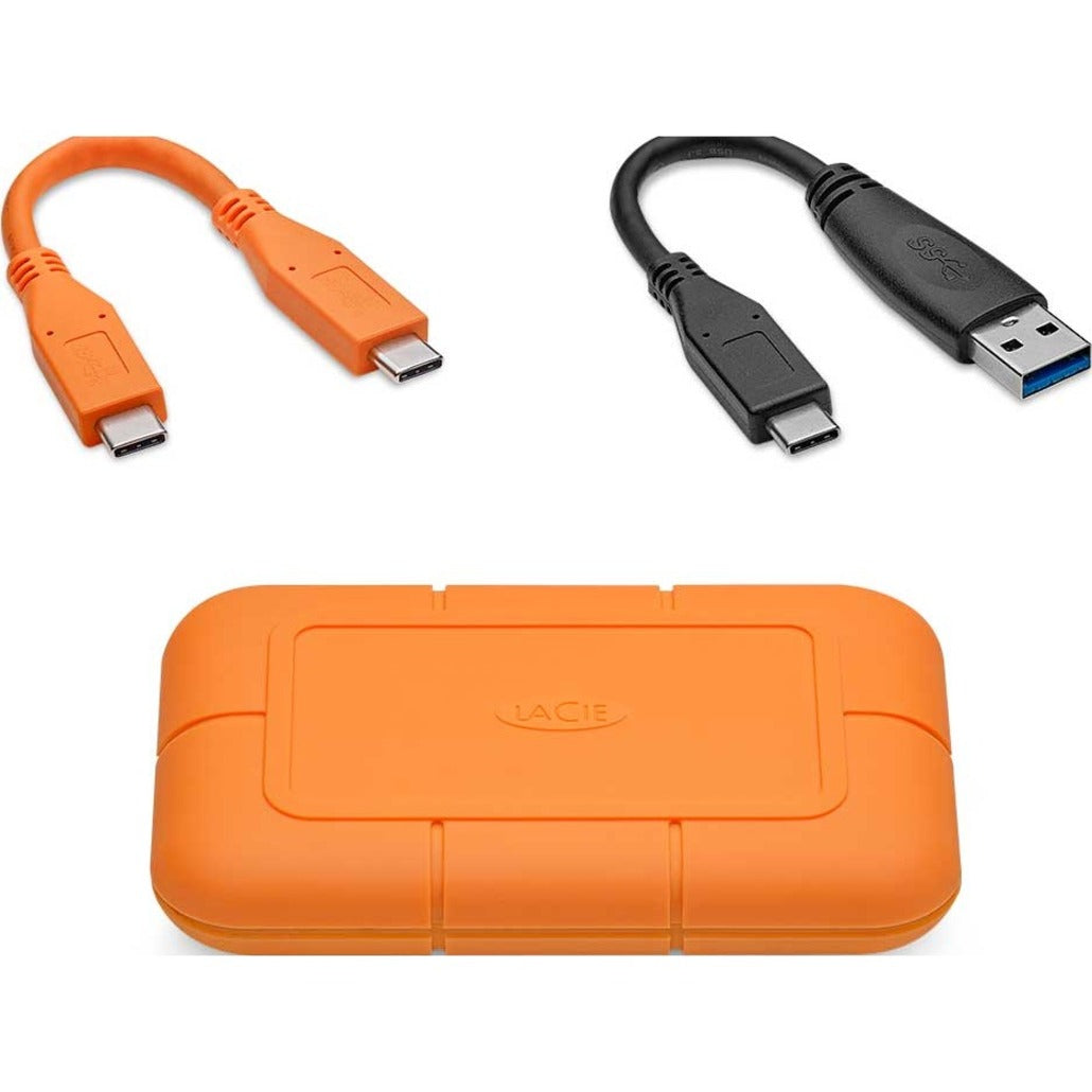 LaCie Rugged STHR1000800 1 TB Portable Solid State Drive - External - PCI Express NVMe