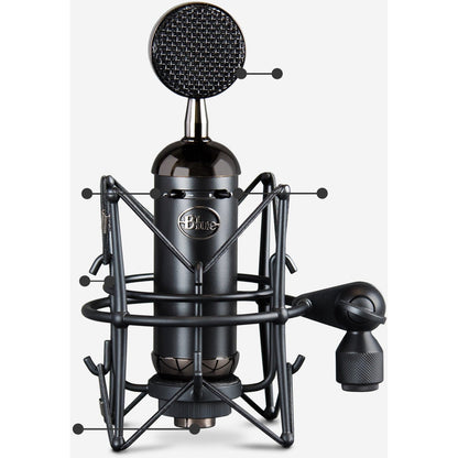 Logitech Blackout Spark SL Wired Condenser Microphone - Black