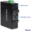 TRENDnet 5-Port Industrial Unmanaged Fast Ethernet DIN-Rail Switch 5 x Fast Ethernet Ports IP30 Operating Temperature Range of (- 40 - 75 &deg;C (- 40 - 167 &deg;F) Lifetime Protection Black TI-E50
