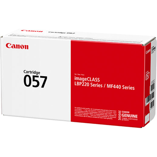 Canon 057 Original Laser Toner Cartridge - Black - 1 Pack