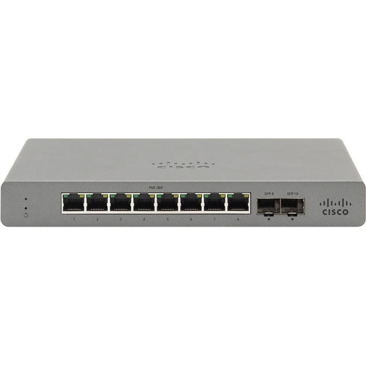 MERAKI GO 8PORT SWITCH US PWR  