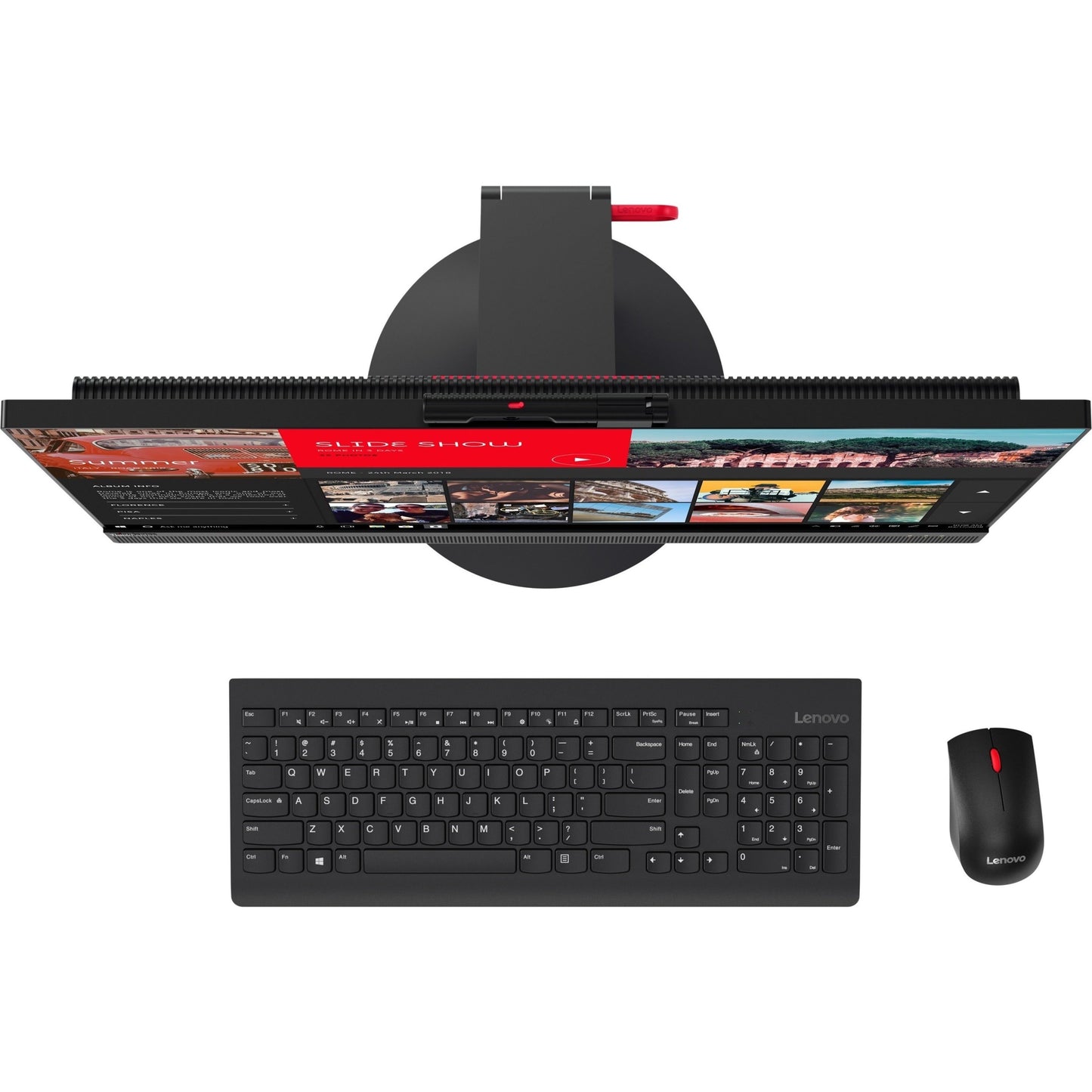 Lenovo ThinkCentre M920z 10S7S3W700 All-in-One Computer - Intel Core i3 8th Gen i3-8100 3.60 GHz - 8 GB RAM DDR4 SDRAM - 500 GB HDD - 23.8" 1920 x 1080 - Desktop - Business Black