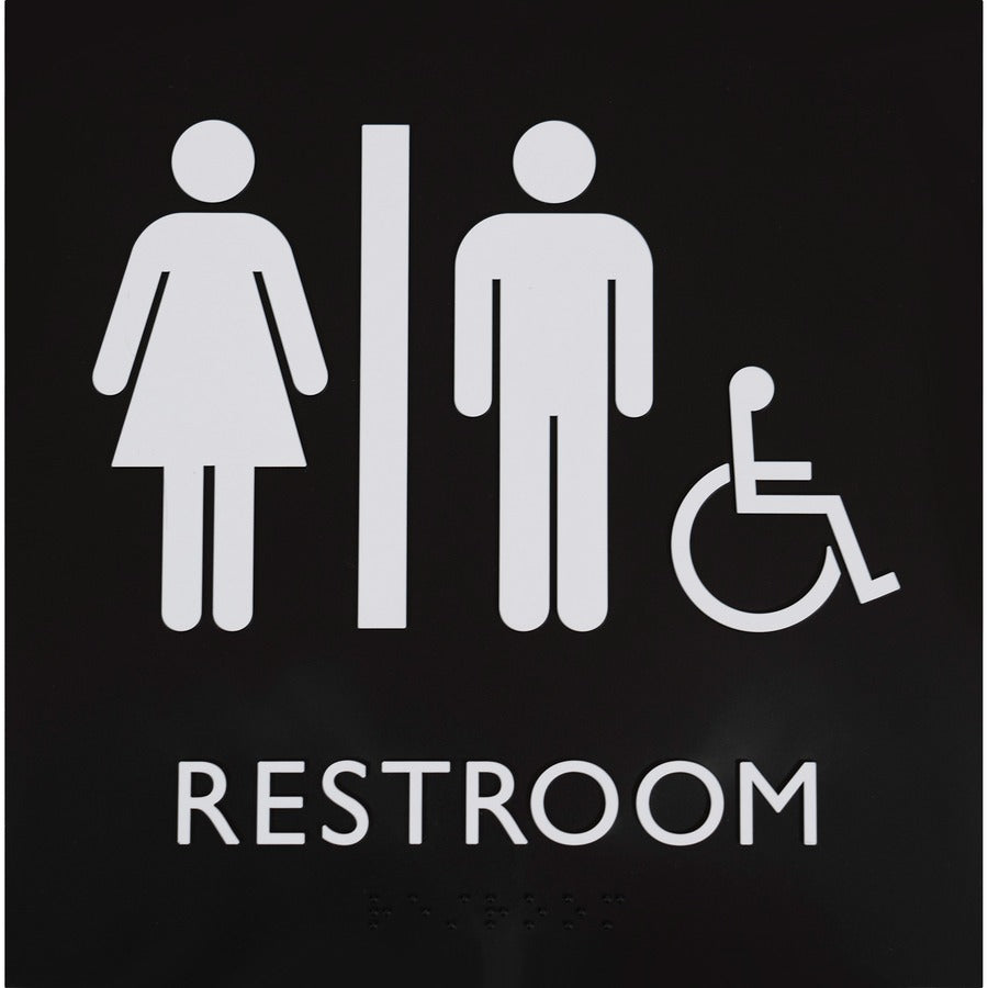 Lorell Restroom Sign