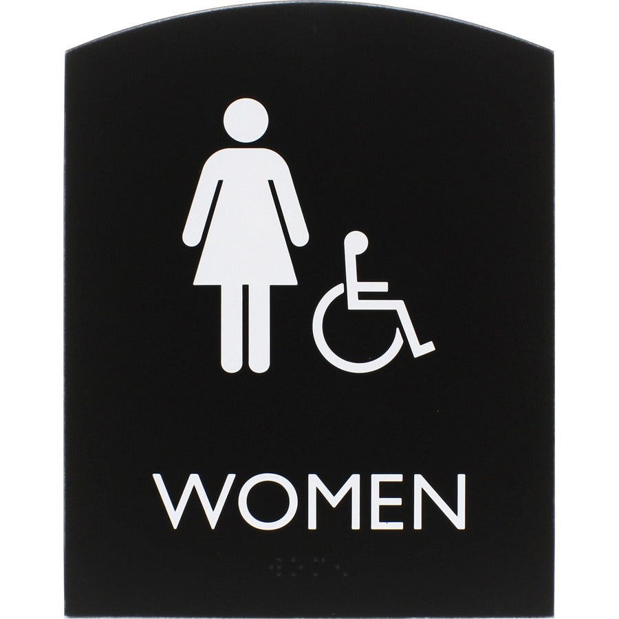 Lorell Restroom Sign