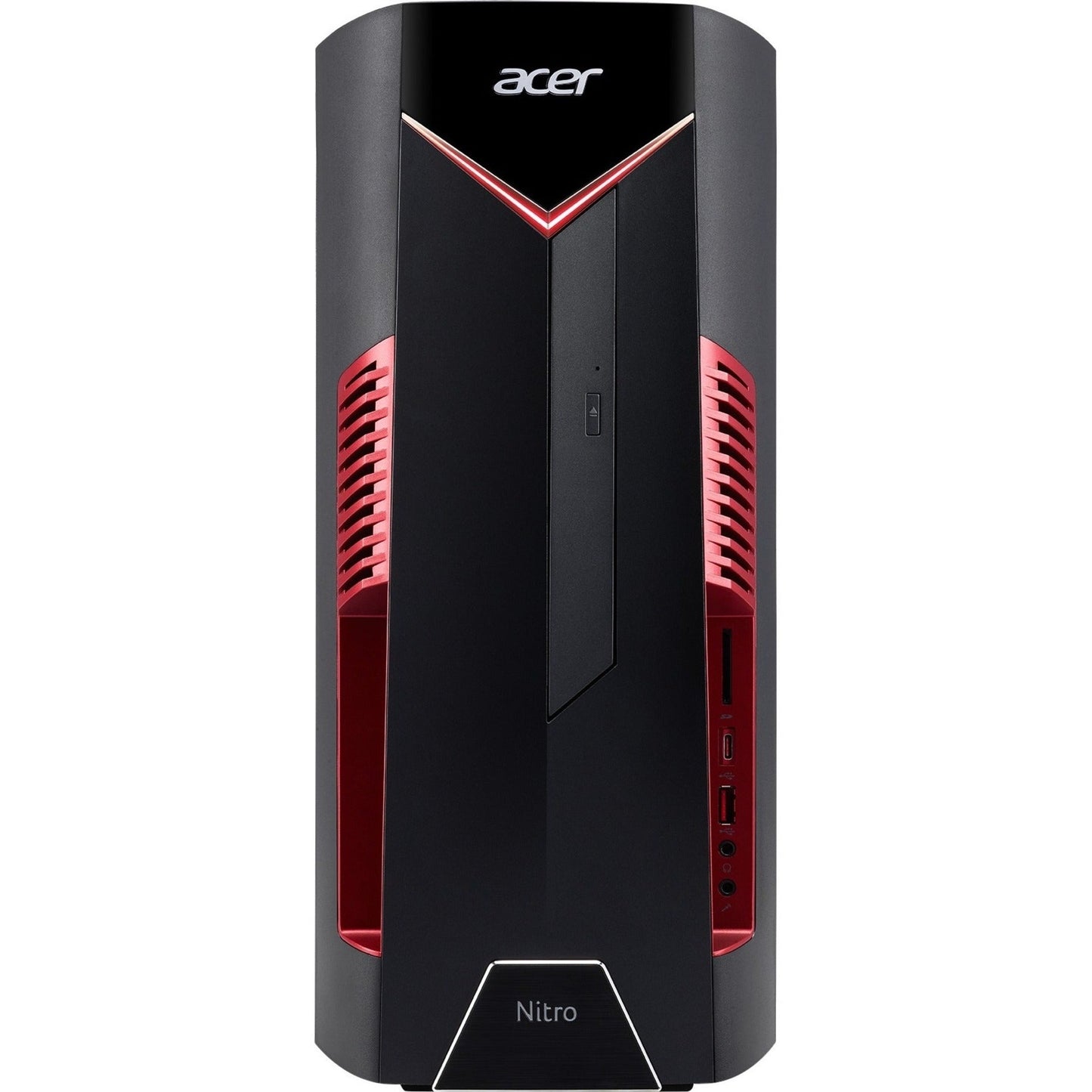 Acer Nitro N50-600 N5-6-UR1H Gaming Desktop Computer - Intel Core i5 9th Gen i5-9400F Hexa-core (6 Core) 2.90 GHz - 8 GB RAM DDR4 SDRAM - 512 GB SSD