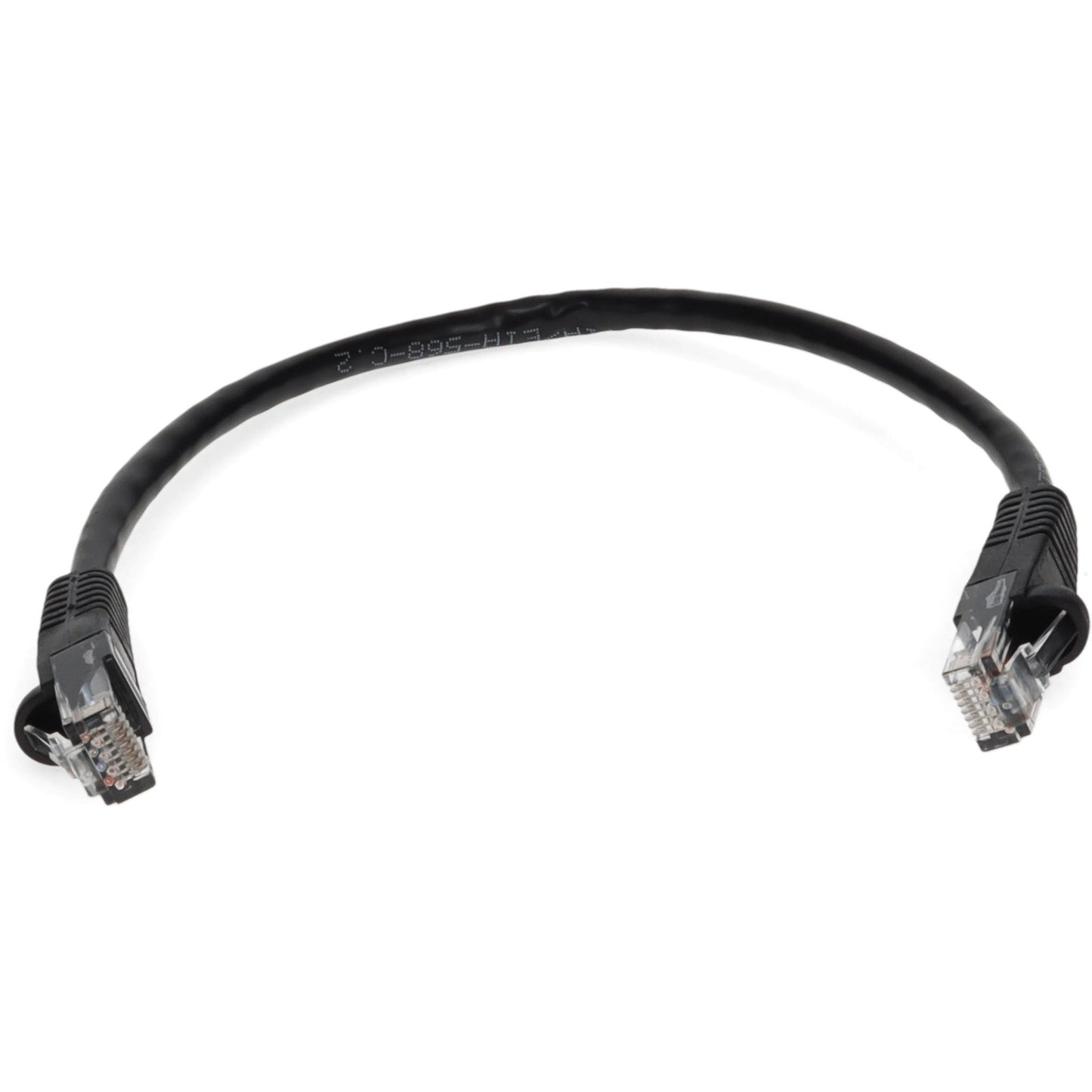 AddOn 3ft RJ-45 (Male) to RJ-45 (Male) Straight Black Cat6 UTP Copper PVC TAA Compliant Patch Cable