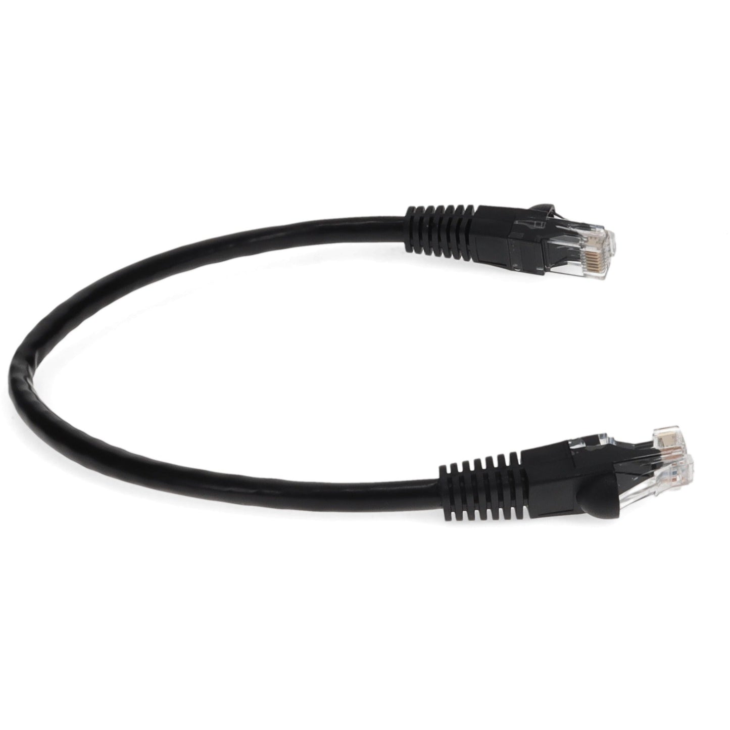 AddOn 3ft RJ-45 (Male) to RJ-45 (Male) Straight Black Cat6 UTP Copper PVC TAA Compliant Patch Cable