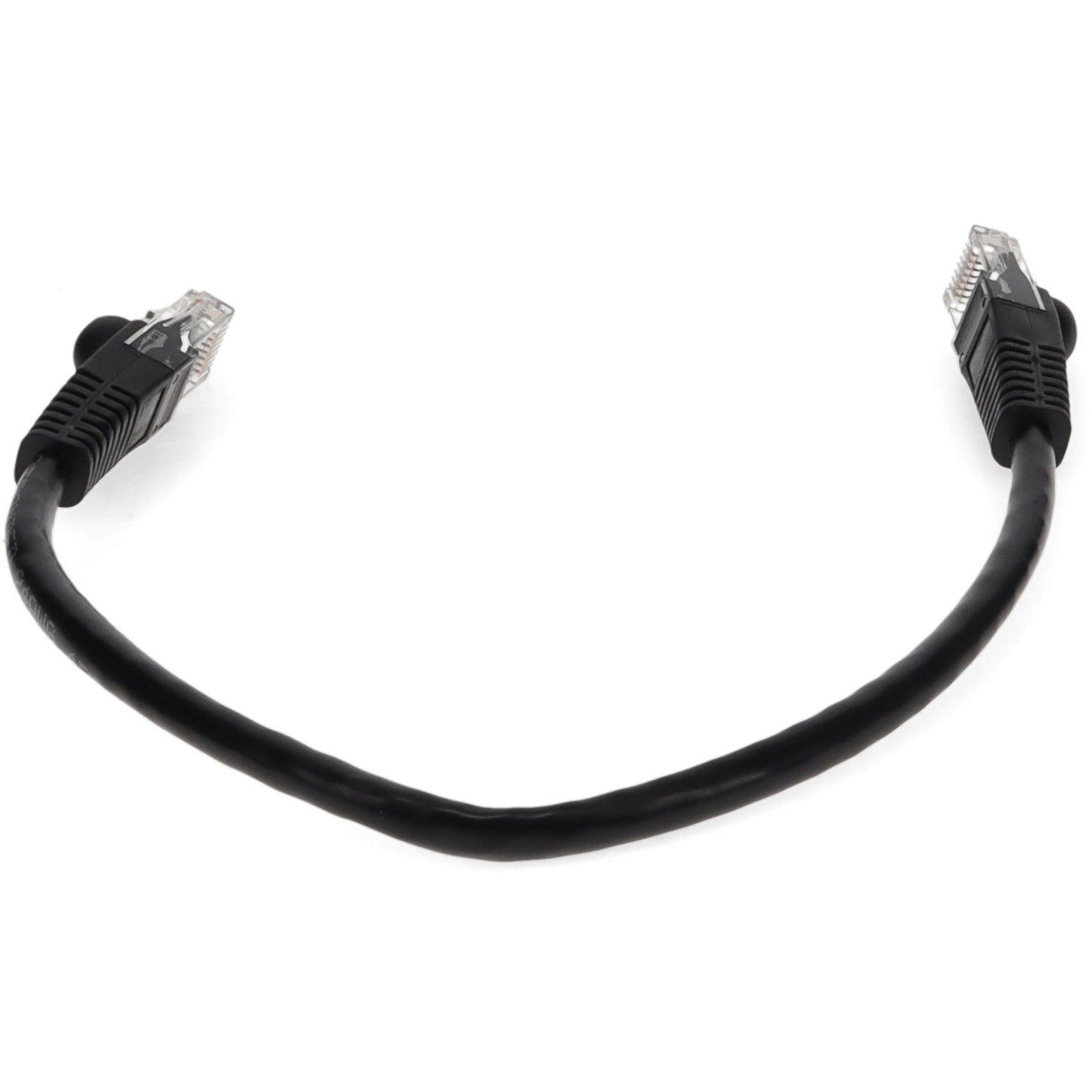 AddOn 3ft RJ-45 (Male) to RJ-45 (Male) Straight Black Cat6 UTP Copper PVC TAA Compliant Patch Cable