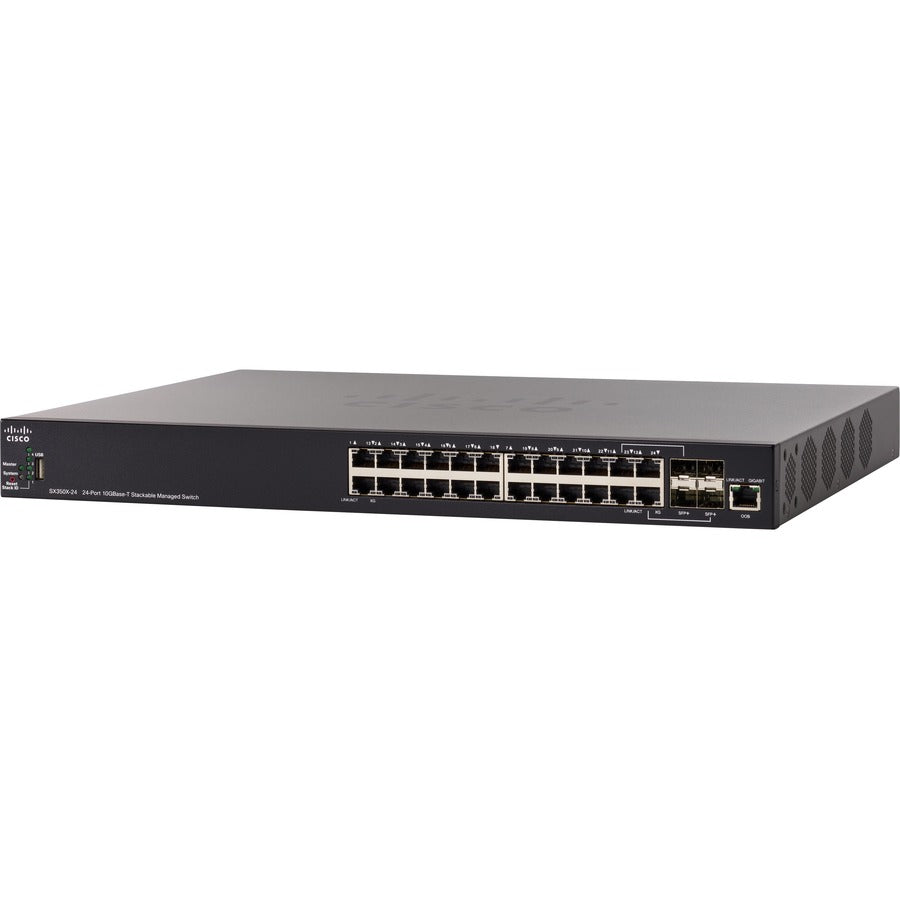 24PORT 10GBASE-T STACKABLE MNGD