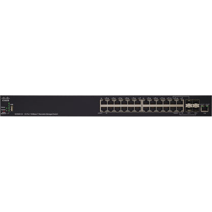 Cisco SX350X-24 24-Port 10GBase-T Stackable Managed Switch