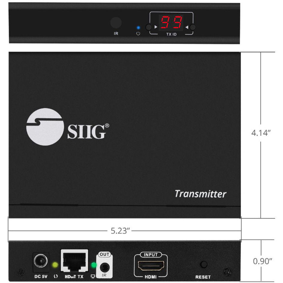 SIIG HDMI 2.0 4K60Hz Over IP Extender / Matrix with IR - Encoder (TX)