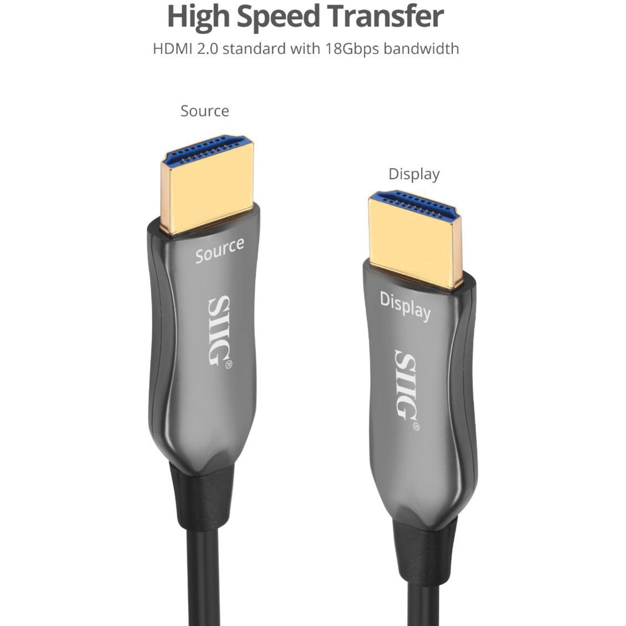 SIIG 4K HDMI 2.0 AOC Cable - 60m