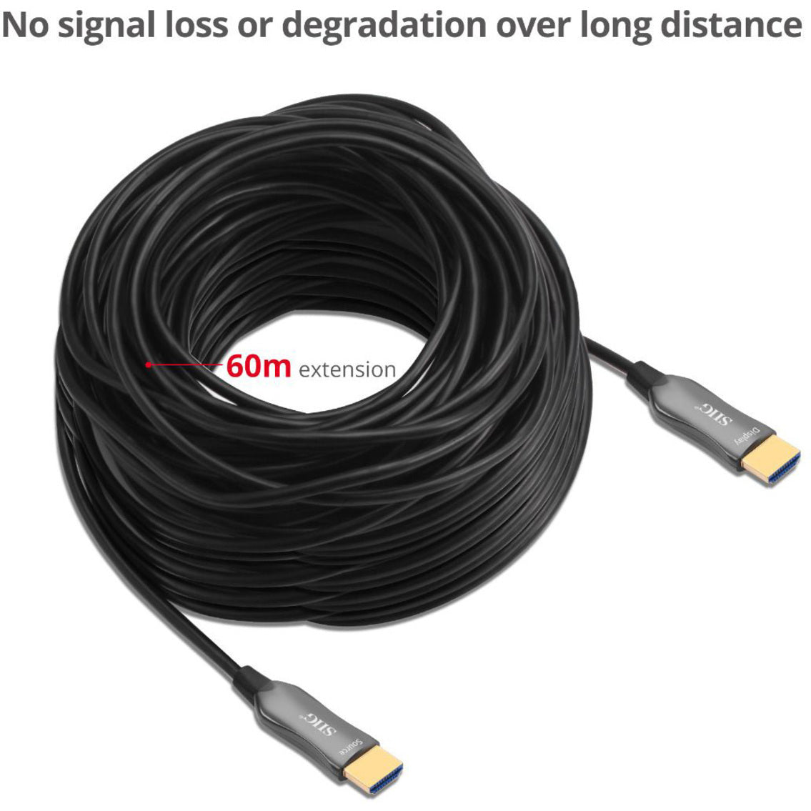 SIIG 4K HDMI 2.0 AOC Cable - 60m