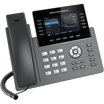 Grandstream GRP2615 IP Phone - Corded - Corded/Cordless - Wi-Fi Bluetooth - Desktop Wall Mountable