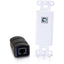 C2G USB 2.0 Cat6 Extender 150ft Decorator Wall Plate Transceiver to Box Receiver-TAA
