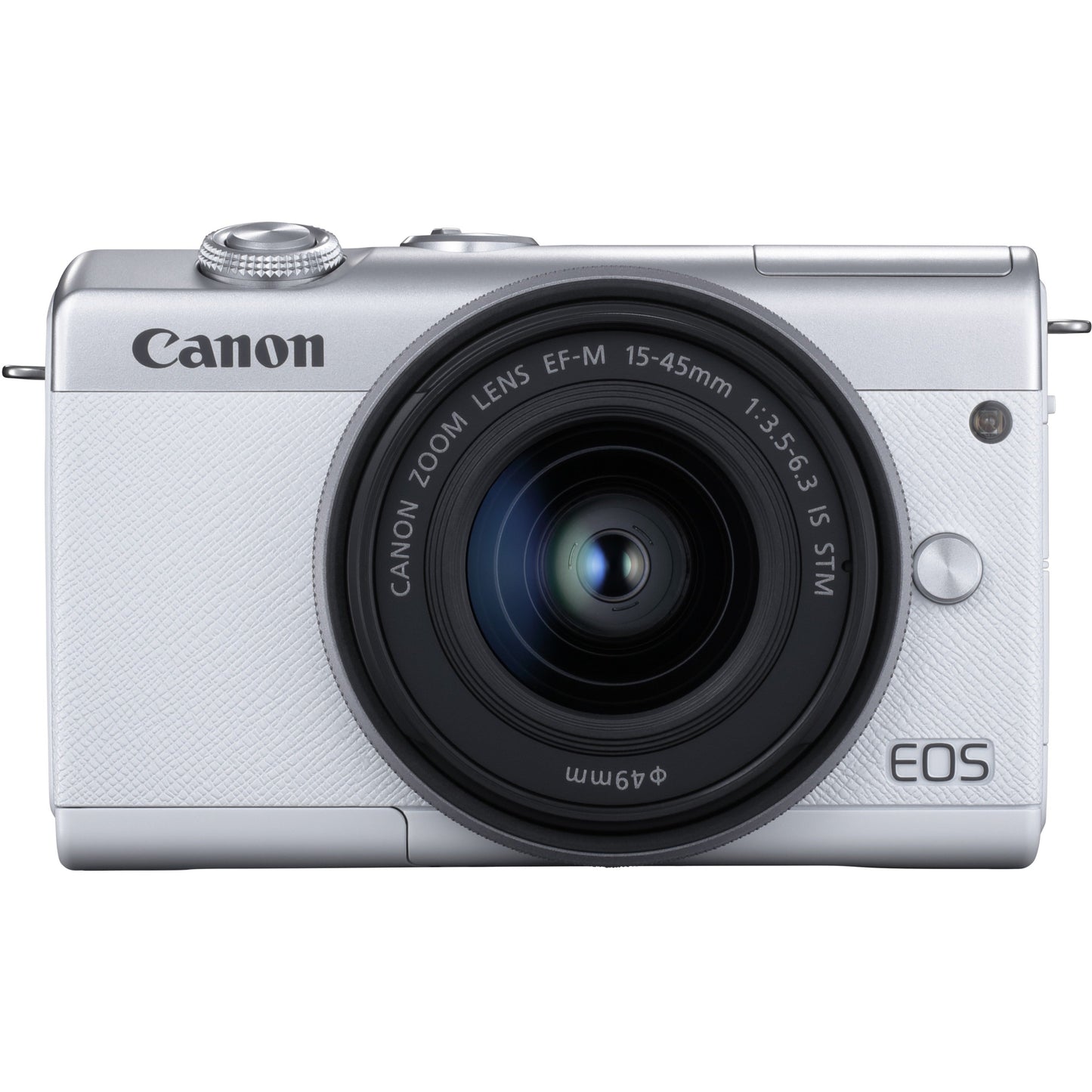 Canon EOS M200 24.1 Megapixel Mirrorless Camera with Lens - 0.59" - 1.77" - White