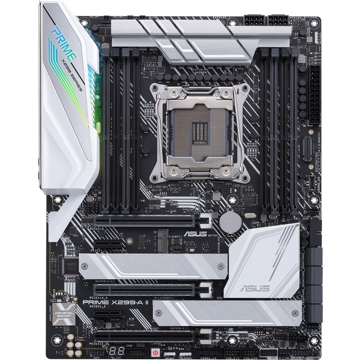 Asus Prime X299-A II Desktop Motherboard - Intel X299 Chipset - Socket R4 LGA-2066 - Intel Optane Memory Ready - ATX