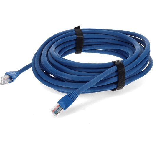 AddOn 24ft RJ-45 (Male) to RJ-45 (Male) Blue Cat6A UTP PVC Copper Patch Cable