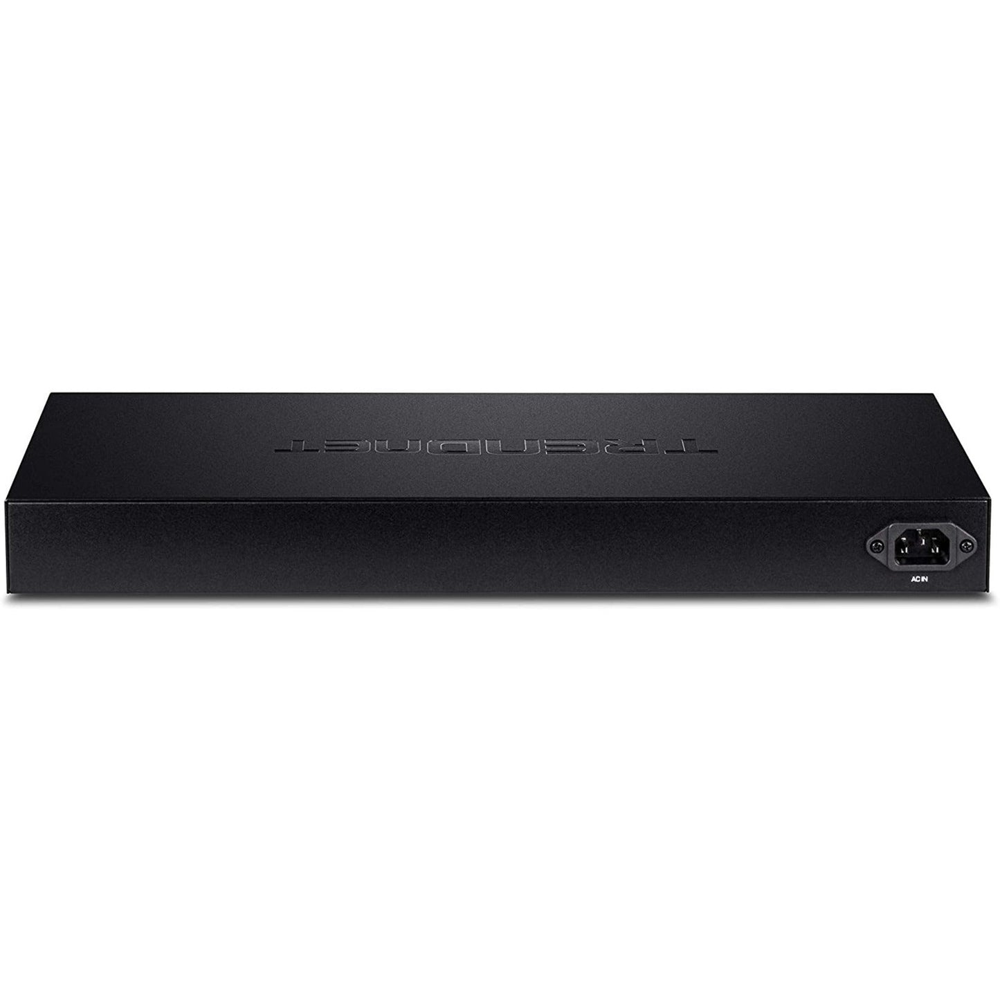 TRENDnet 20-Port Gigabit Web Smart 370W PoE+ Switch; TPE-1620WSF; 16 Gigabit PoE+ Ports; 4 Shared Gigabit Ports(RJ-45 or SFP); 370W PoE Budget;Managed PoE+ Ethernet Network Switch; Lifetime Protection