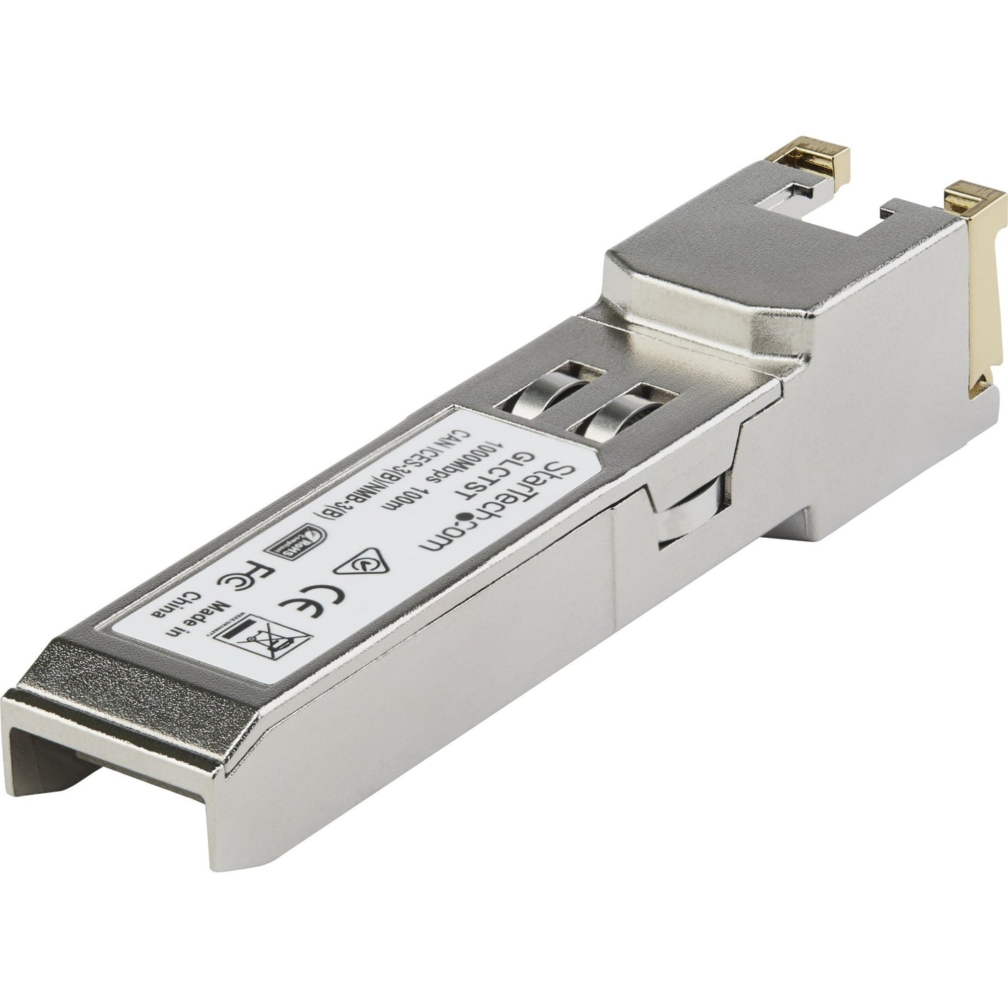 StarTech.com Juniper SFP-1GE-T Compatible SFP Module - 1000BASE-T - 1GE Gigabit Ethernet SFP to RJ45 Cat6/Cat5e Transceiver - 100m