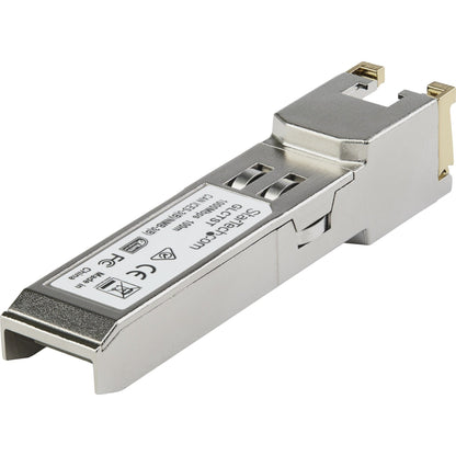 StarTech.com Juniper SFP-1GE-T Compatible SFP Module - 1000BASE-T - 1GE Gigabit Ethernet SFP to RJ45 Cat6/Cat5e Transceiver - 100m