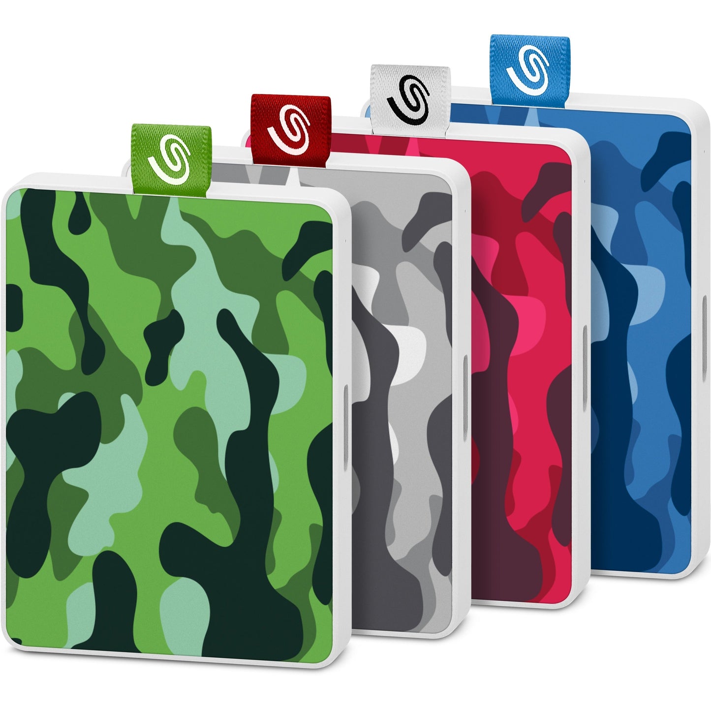 Seagate One Touch STJE500407 500 GB Portable Solid State Drive - External - Camo Green