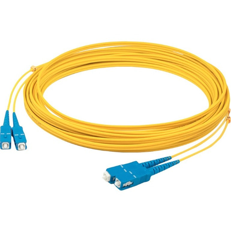 AddOn 3m SC (Male) to SC (Male) Yellow OM1 Duplex Fiber OFNR (Riser-Rated) Patch Cable