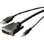 Belkin DVI to HDMI High Retention + USB A/B + Audio Passive Combo KVM Cable