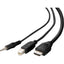 Belkin DVI to HDMI High Retention + USB A/B + Audio Passive Combo KVM Cable