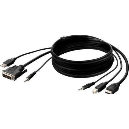 6FT TAA DVI TO HDMI/USB/AUD CBL