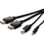 Belkin Dual MiniDP to DP + USB A/B + Audio Passive Combo KVM Cable