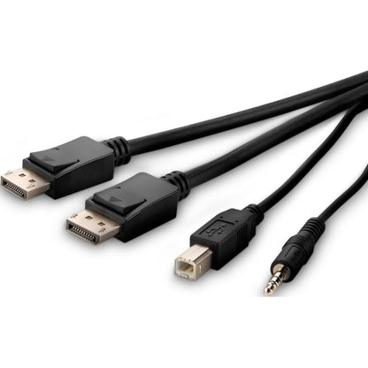 Belkin Dual MiniDP to DP + USB A/B + Audio Passive Combo KVM Cable