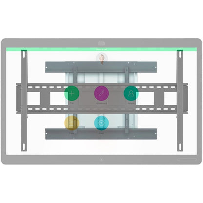 Avteq DynamiQ Wall Mount for Touchscreen Monitor Video Conferencing System Display Screen Interactive Whiteboard