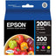 Epson DURABrite 200XL/200 (T200XL-BCS) Original High Yield Inkjet Ink Cartridge - Multi-pack - Black Cyan Magenta Yellow - 1 Each