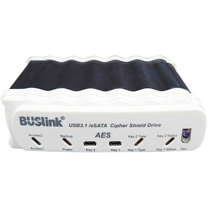 Buslink CipherShield CDSX-7T6SDG2CKKB 7.60 TB Portable Solid State Drive - 2.5" External - SATA - TAA Compliant
