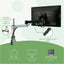 R-Go Zepher 4 Mounting Arm for Monitor - Black