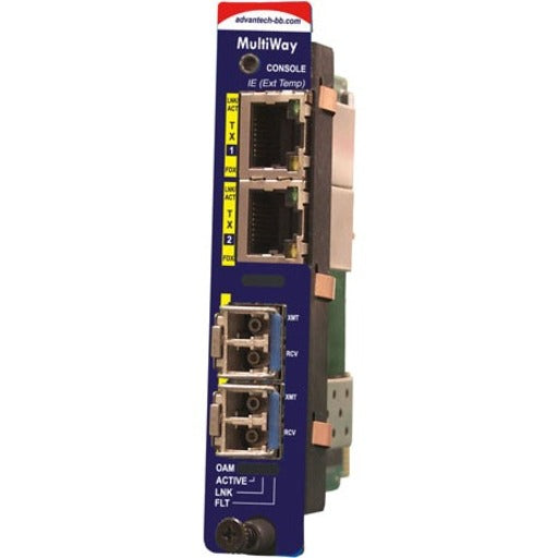 Advantech Slide-In Modular Media Converter 10/100/1000Mbps Managed Fiber Series