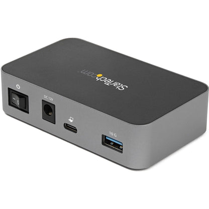 StarTech.com 4 Port USB C Hub with Power Adapter USB 3.2 Gen 2 (10Gbps) 4x USB Type A Self Powered Fast Charge Port Mountable