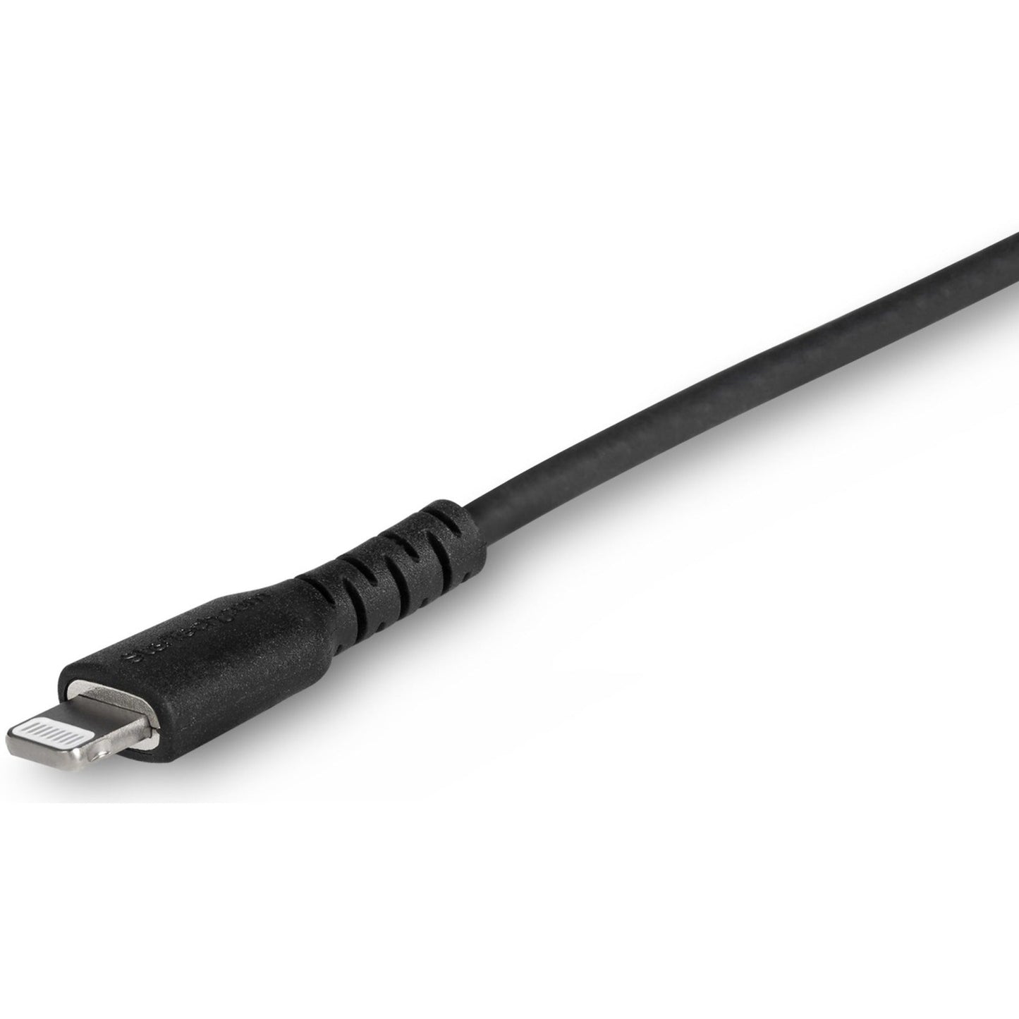 StarTech.com 3 foot/1m Durable Black USB-C to Lightning Cable Rugged Heavy Duty Charging/Sync Cable for Apple iPhone/iPad MFi Certified
