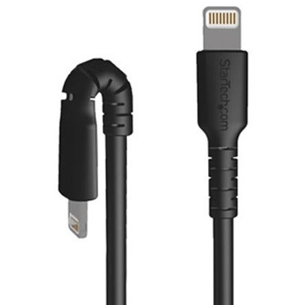StarTech.com 3 foot/1m Durable Black USB-C to Lightning Cable Rugged Heavy Duty Charging/Sync Cable for Apple iPhone/iPad MFi Certified
